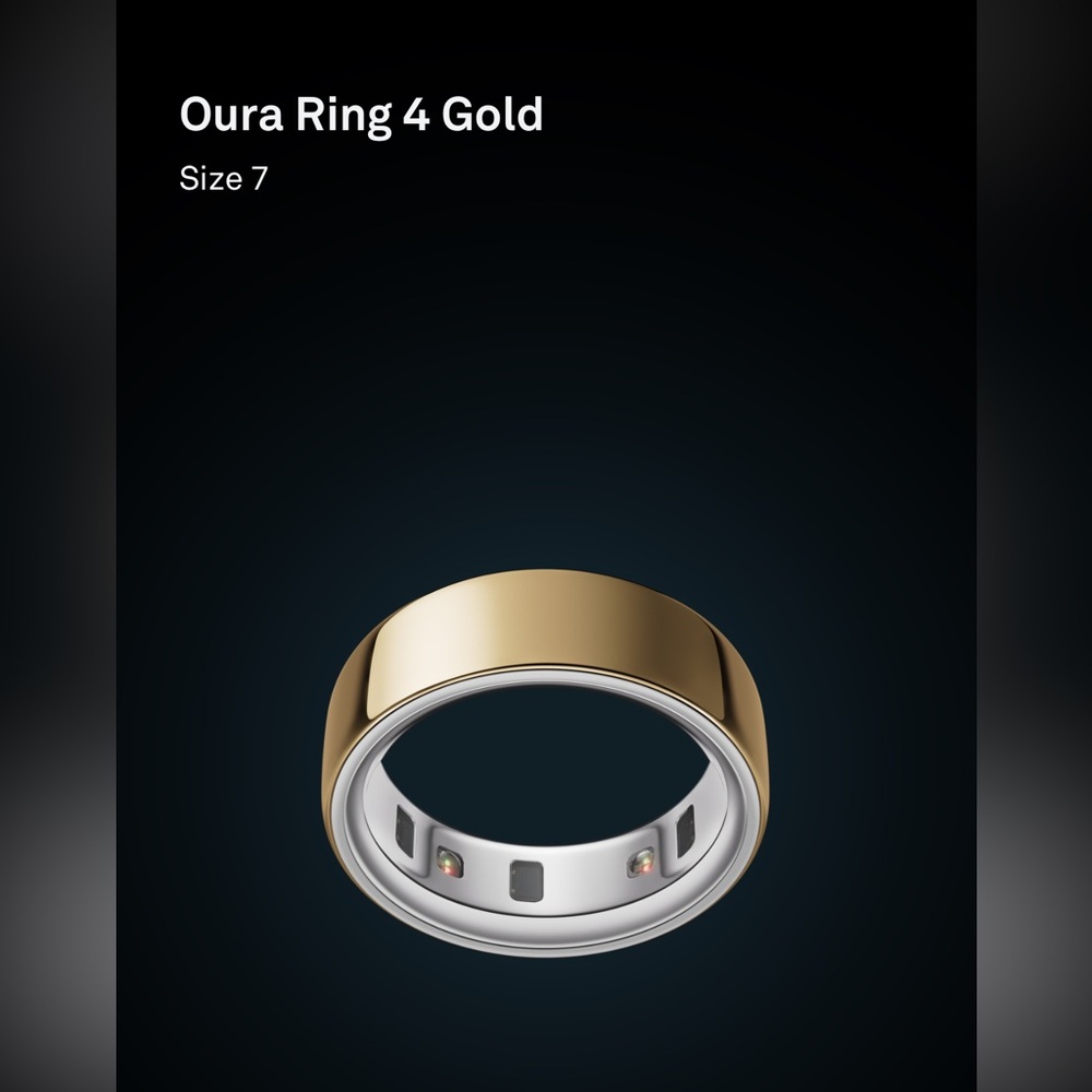 Oura Gold Ring Size 7